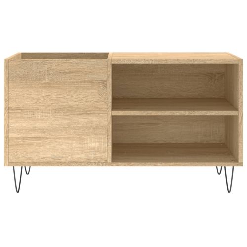 Шкаф за винилови плочи сонома дъб 85x38x48 см инженерно дърво