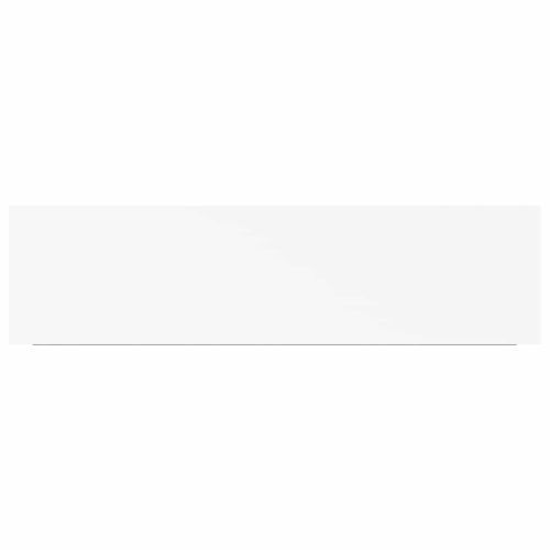 Окачени стенни рафтове, 2 бр, бели, 90x23,5x3,8 см, МДФ