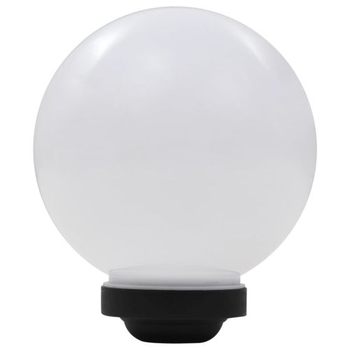 Градински соларни лампи, LED, 3 бр, сферични, 20 см, RGB