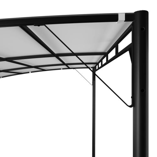 Градинска тента сенник, 4x3x2,55 м, кремава