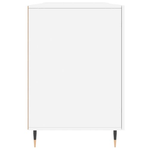 Бюро, бяло, 140x50x75 см, инженерно дърво