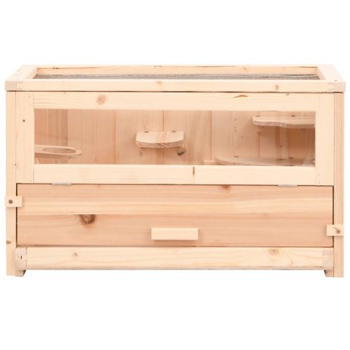 Клетка за хамстери 60x30x35 см масивна ела