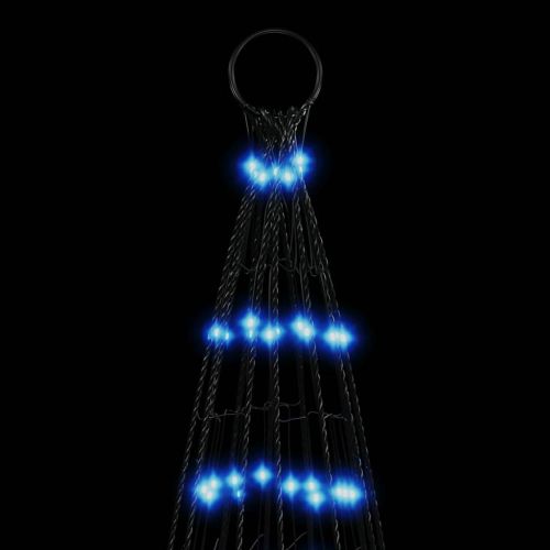 LED коледна елха 1534 LED синьо 500 см