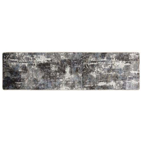 Перящ се килим многоцветен 80x300 см