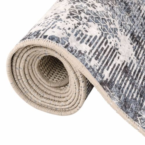 Перящ се килим многоцветен 80x300 см