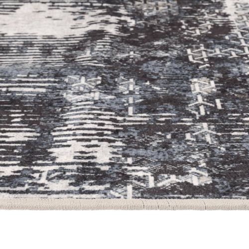 Перящ се килим многоцветен 80x300 см