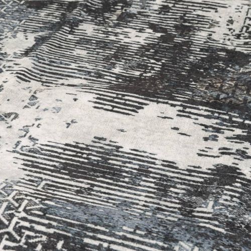 Перящ се килим многоцветен 80x300 см
