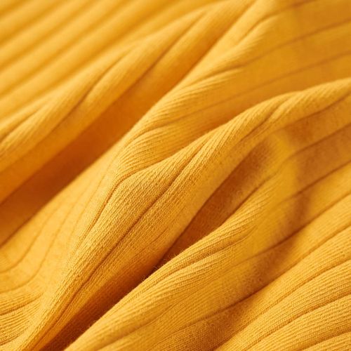 Детска тениска с дълъг ръкав, охра, 104