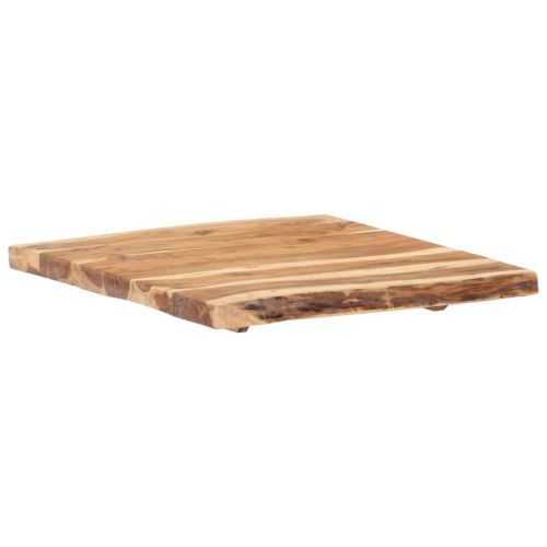 Плот за маса, акациево дърво масив, 58x(50-60)x3,8 cм