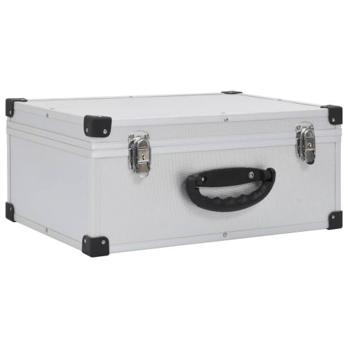 CD куфар за 60 диска, алуминий, ABS, сребрист