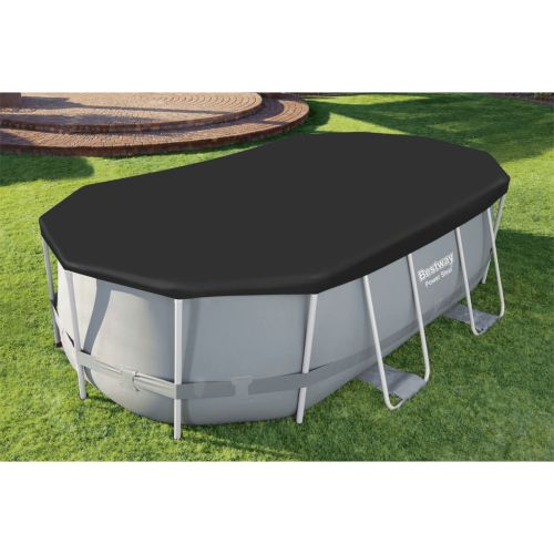Bestway Покривало за басейн Flowclear, 418x230 см