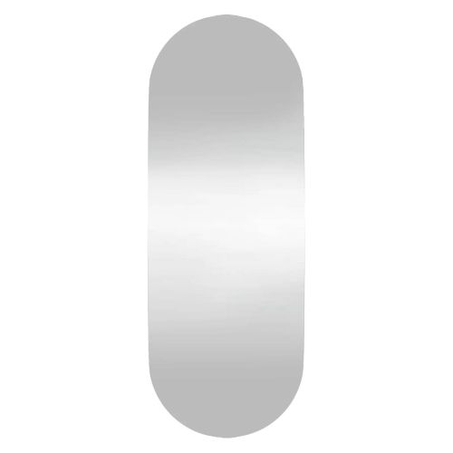 Стенно огледало 15x40 см стъкло овално