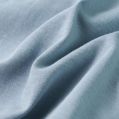 Детска тениска с дълъг ръкав, светлосиня, 128
