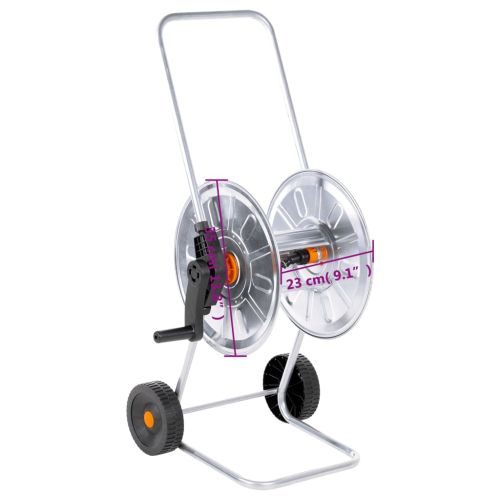 Макара за маркуч тип количка за 50 м 1/2" или 35 м 3/4" стомана