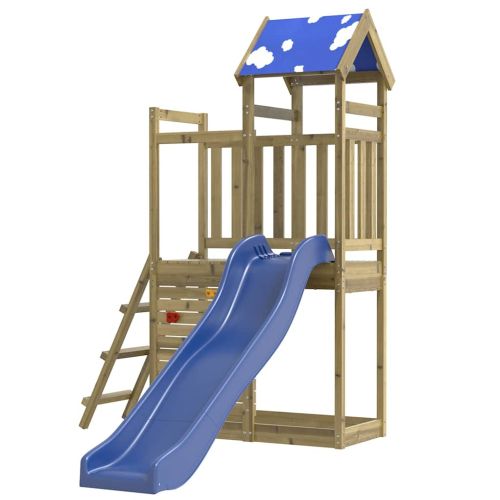 Комбинирано детско съоръжение за игра, импрегниран бор