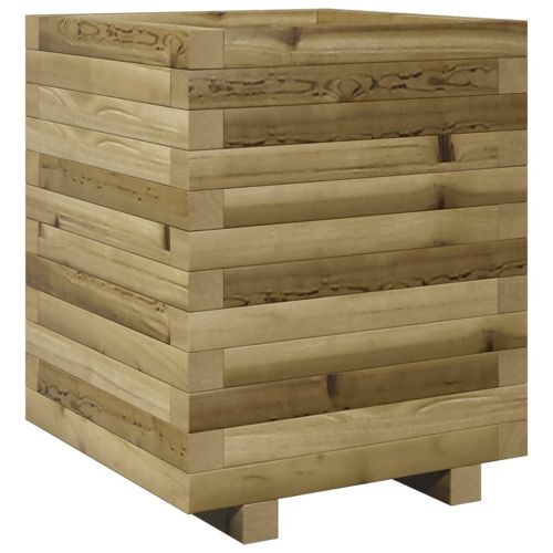 Градинска кашпа 40x40x49,5 см импрегниран бор