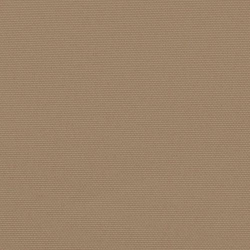 Прибираща се странична тента, таупе, 140x1200 см