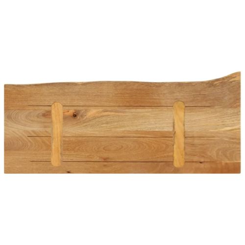 Плот за маса, жив ръб, 90x30x2,5 см, масивно дърво манго
