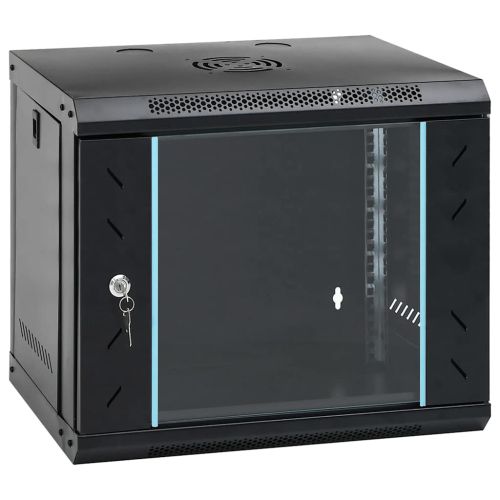 9U стенен мрежов шкаф 19" IP20 53x40x45 см