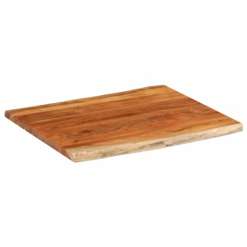 Плот за бюро, 90x80x3,8 см, правоъгълен, акация масив, жив ръб