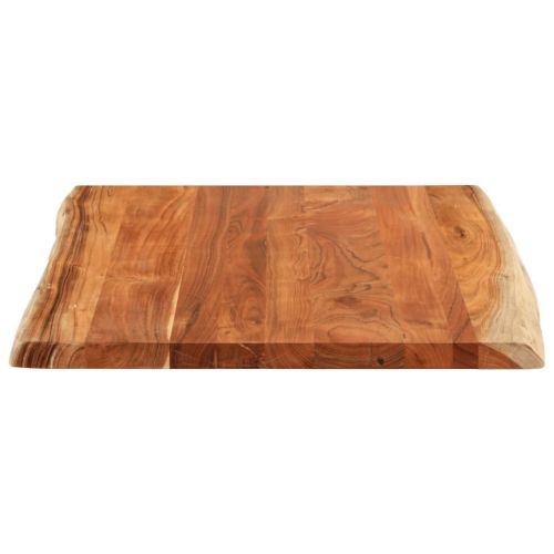 Плот за бюро, 90x80x3,8 см, правоъгълен, акация масив, жив ръб