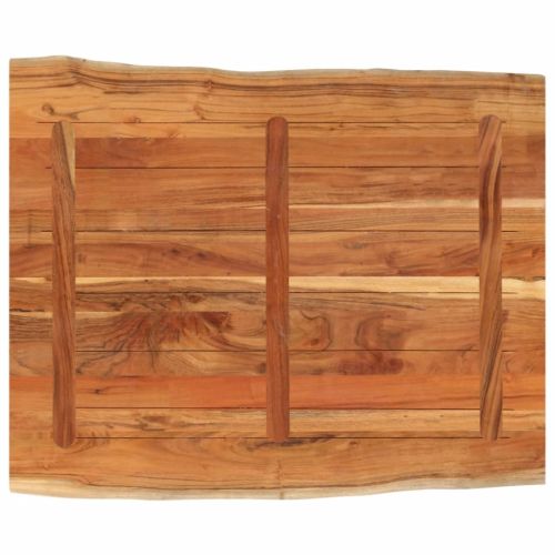 Плот за бюро, 90x80x3,8 см, правоъгълен, акация масив, жив ръб
