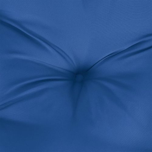 Палетна възглавница, кралско синя, 80x80x12 см, текстил