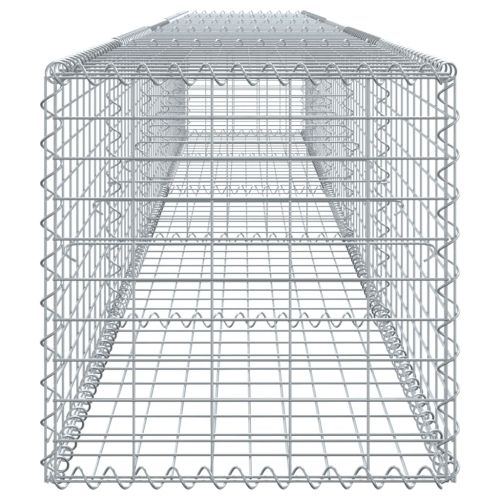 Габионна кошница с покритие, 500x50x50 см, поцинковано желязо