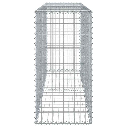 Габионна кошница с покритие, 200x50x100 см, поцинковано желязо