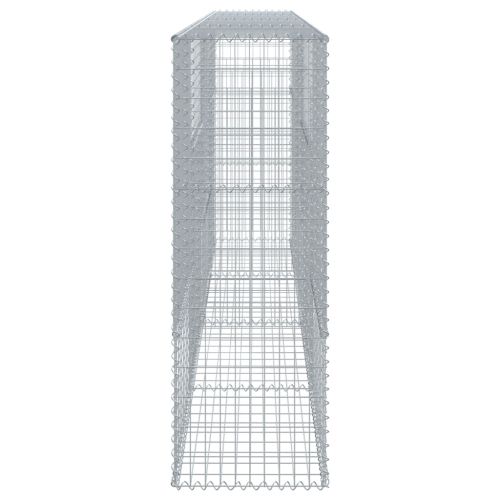 Габионна кошница с покритие, 400x50x150 см, поцинковано желязо