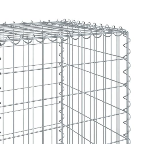 Габионна кошница с покритие, 400x50x150 см, поцинковано желязо
