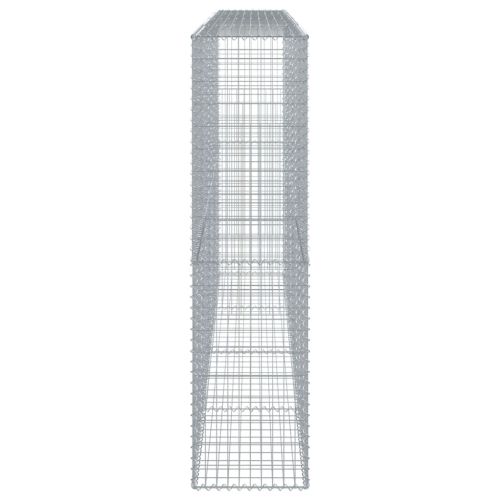 Габионна кошница с покритие, 400x50x200 см, поцинковано желязо