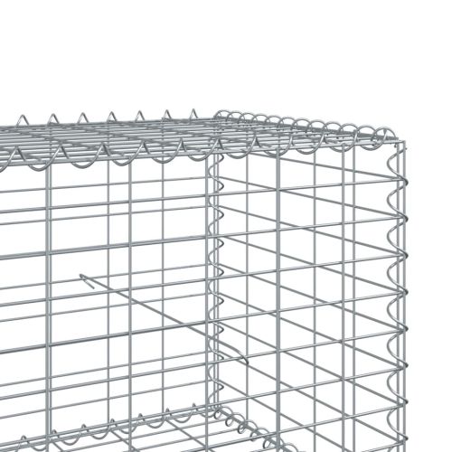 Габионна кошница с покритие, 400x100x50 см, поцинковано желязо