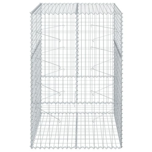Габионна кошница с покритие, 100x100x150 см, поцинковано желязо