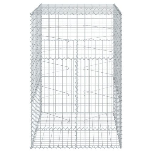 Габионна кошница с покритие, 100x100x150 см, поцинковано желязо
