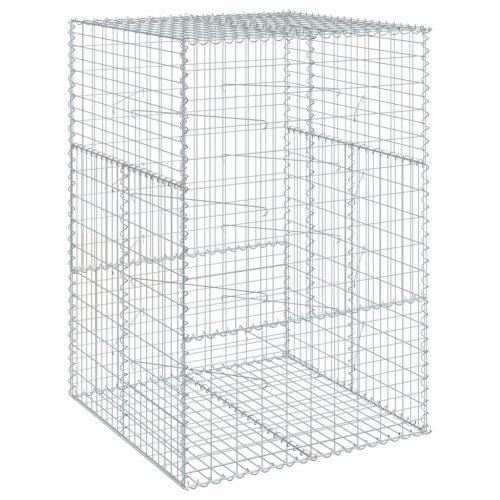 Габионна кошница с покритие, 100x100x150 см, поцинковано желязо