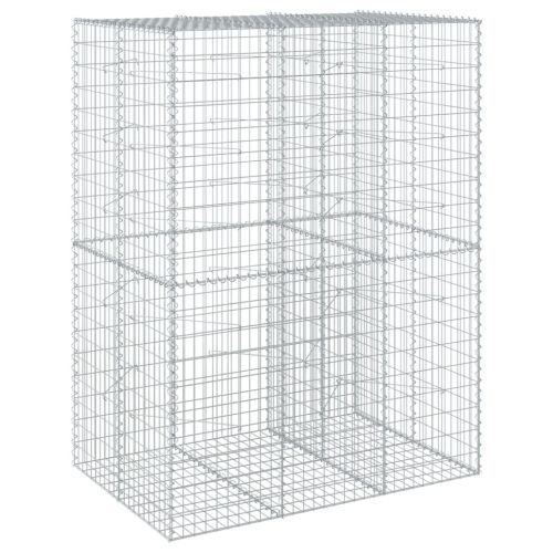 Габионна кошница с покритие, 150x100x200 см, поцинковано желязо