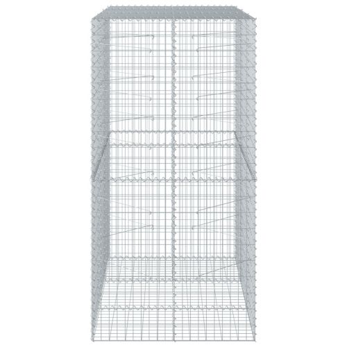 Габионна кошница с покритие, 150x100x200 см, поцинковано желязо