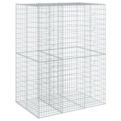 Габионна кошница с покритие, 150x100x200 см, поцинковано желязо