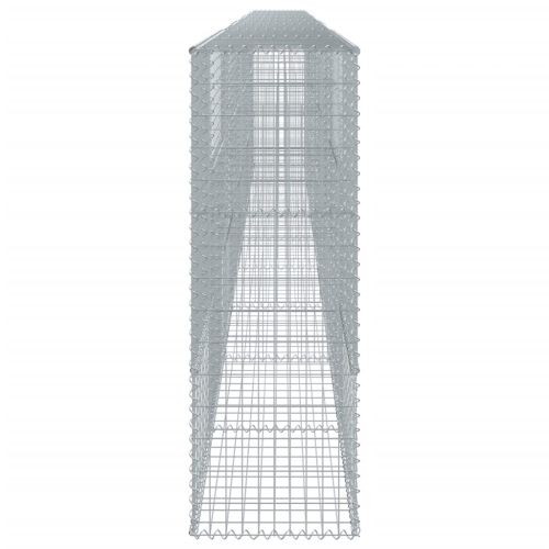 Габионна кошница с покритие, 900x50x150 см, поцинковано желязо
