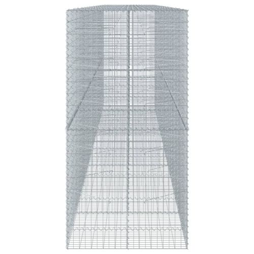 Габионна кошница с покритие, 800x100x200 см, поцинковано желязо
