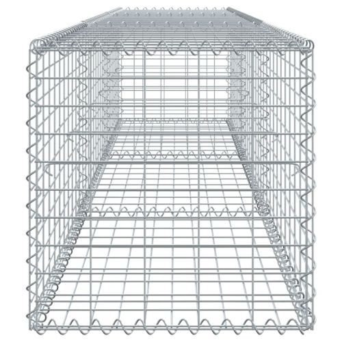 Габионна кошница с покритие, 300x50x50 см, поцинковано желязо