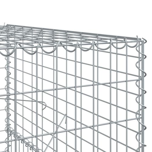 Габионна кошница с покритие, 600x100x150 см, поцинковано желязо