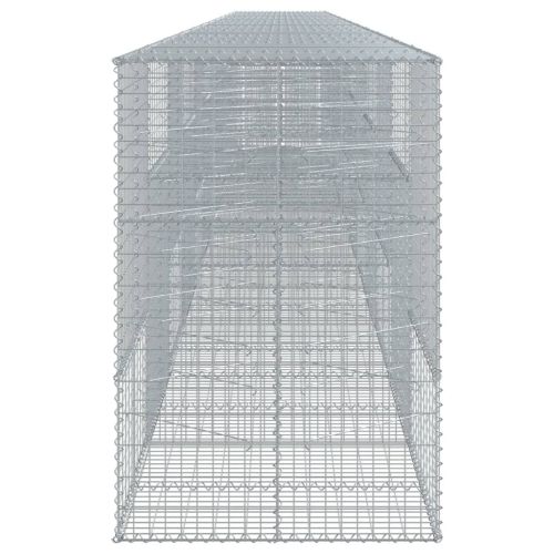 Габионна кошница с покритие, 1200x100x150см, поцинковано желязо