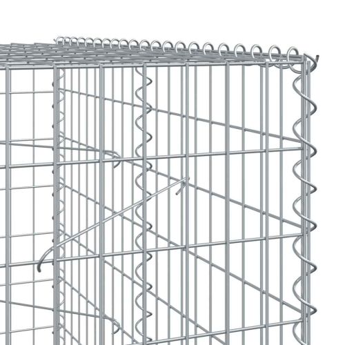 Габионна кошница с покритие, 350x100x200 см, поцинковано желязо