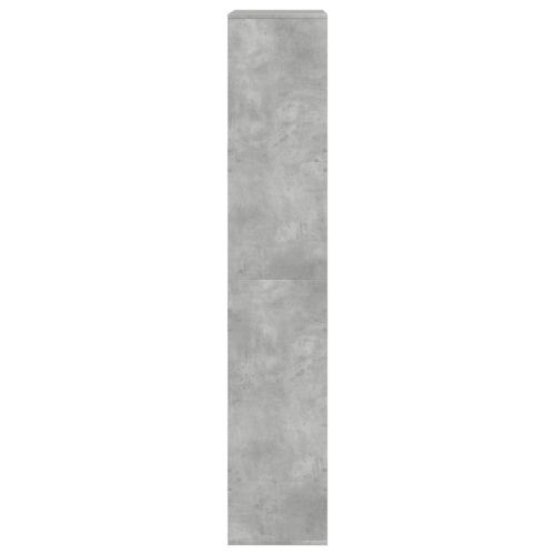Разделител за стая, бетонно сив, 100x33x175 см, инженерно дърво