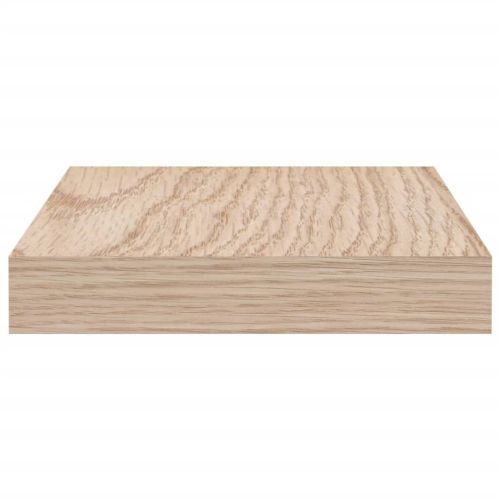 Рафтове за стена, 2 бр, 50x23,5x4 см, инженерна дървесина