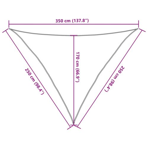 Платно-сенник, 160 г/м², синьо, 2,5x2,5x3,5 м, HDPE