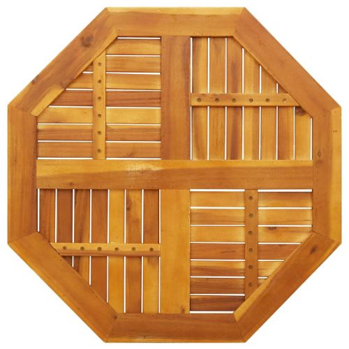 Плот за маса 80x80x2,2 см осмоъгълен масивна дървесина акация