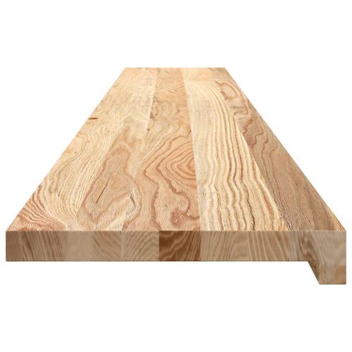 Прозоречни первази, 2 бр, 160x25x2 см, необработен масивен дъб